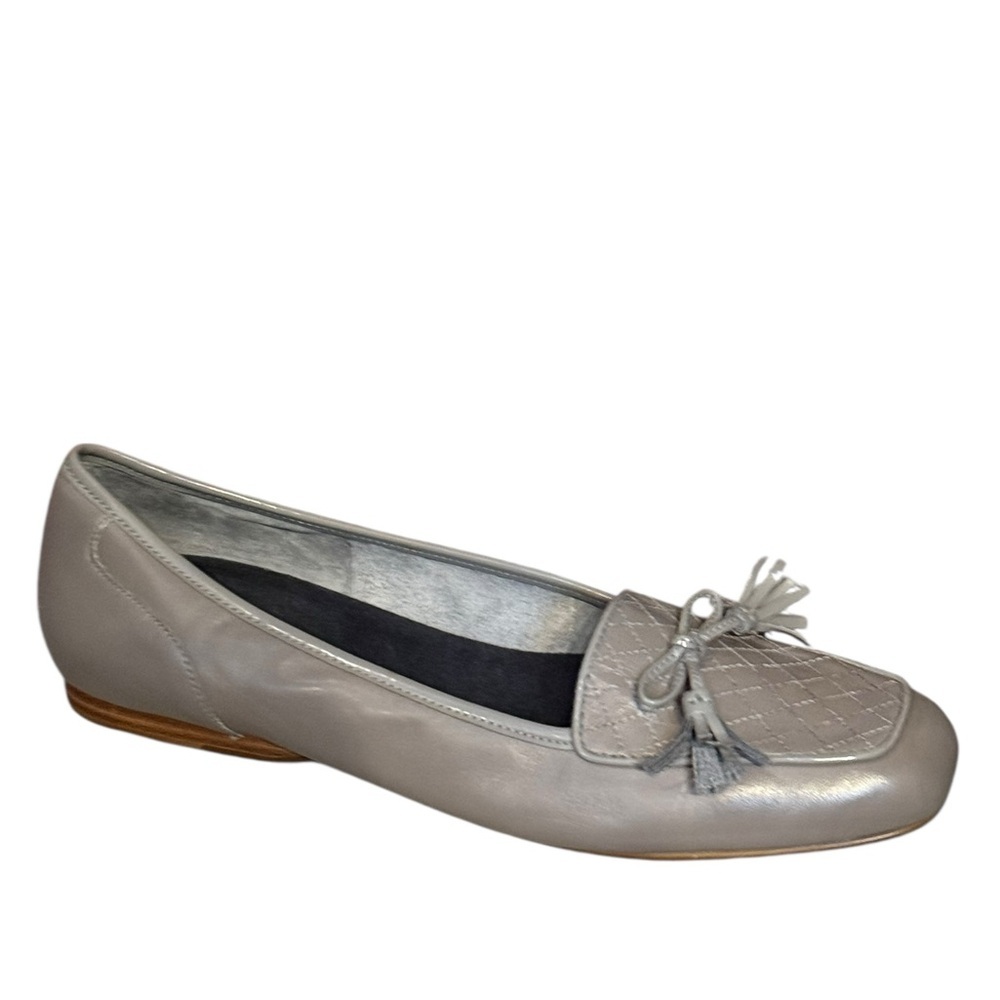Enzo Angiolini Leather Tassel Loafer Flats Size 8M - Picture 3 of 8